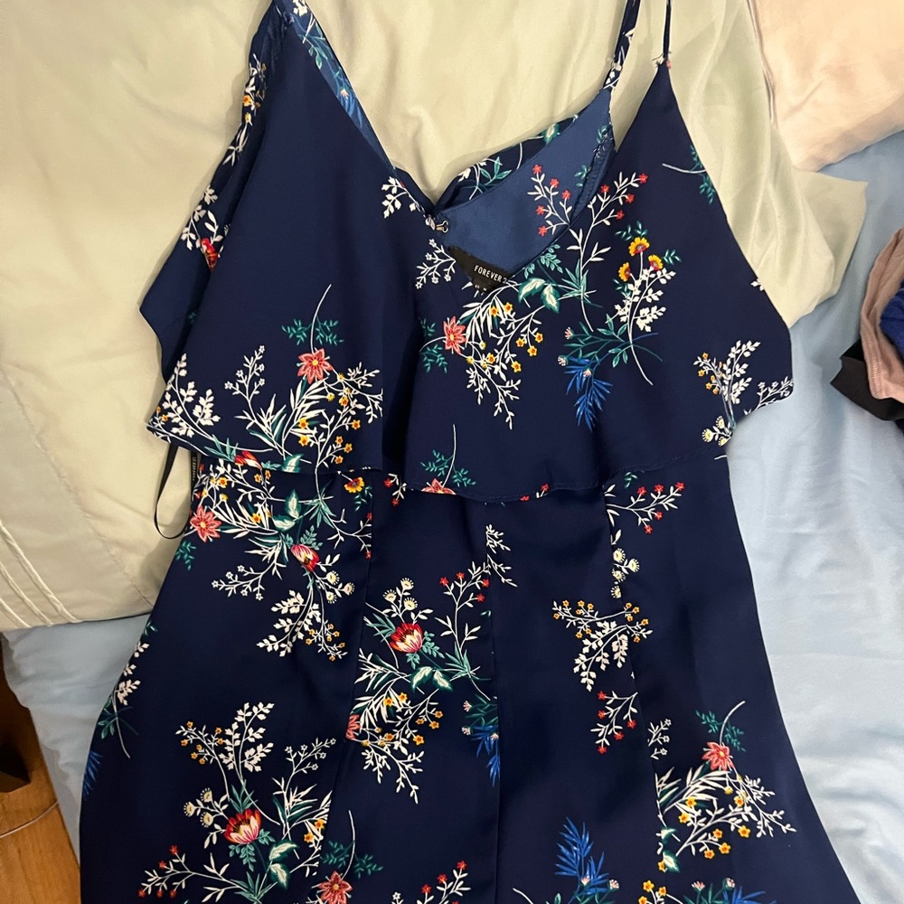 Forever 21 floral romper